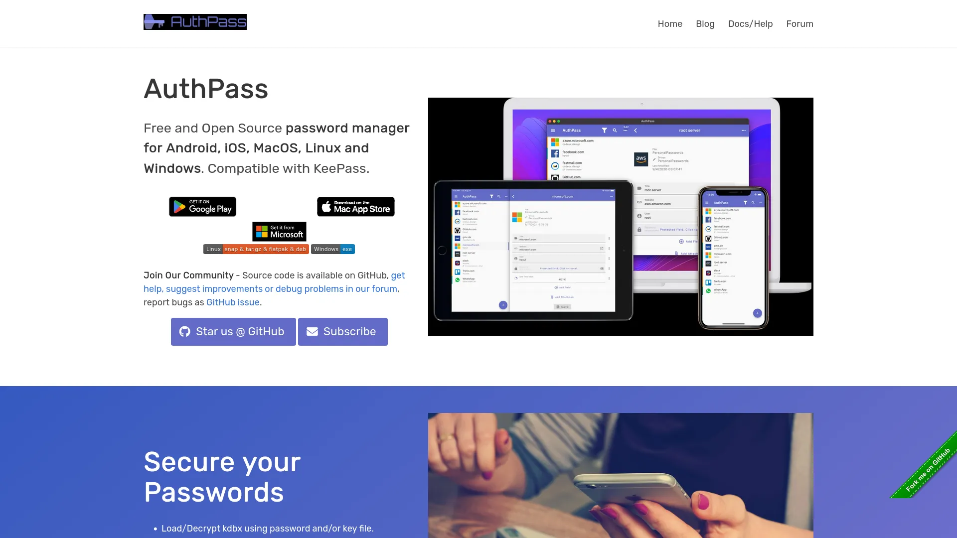 AuthPass — preview screenshot