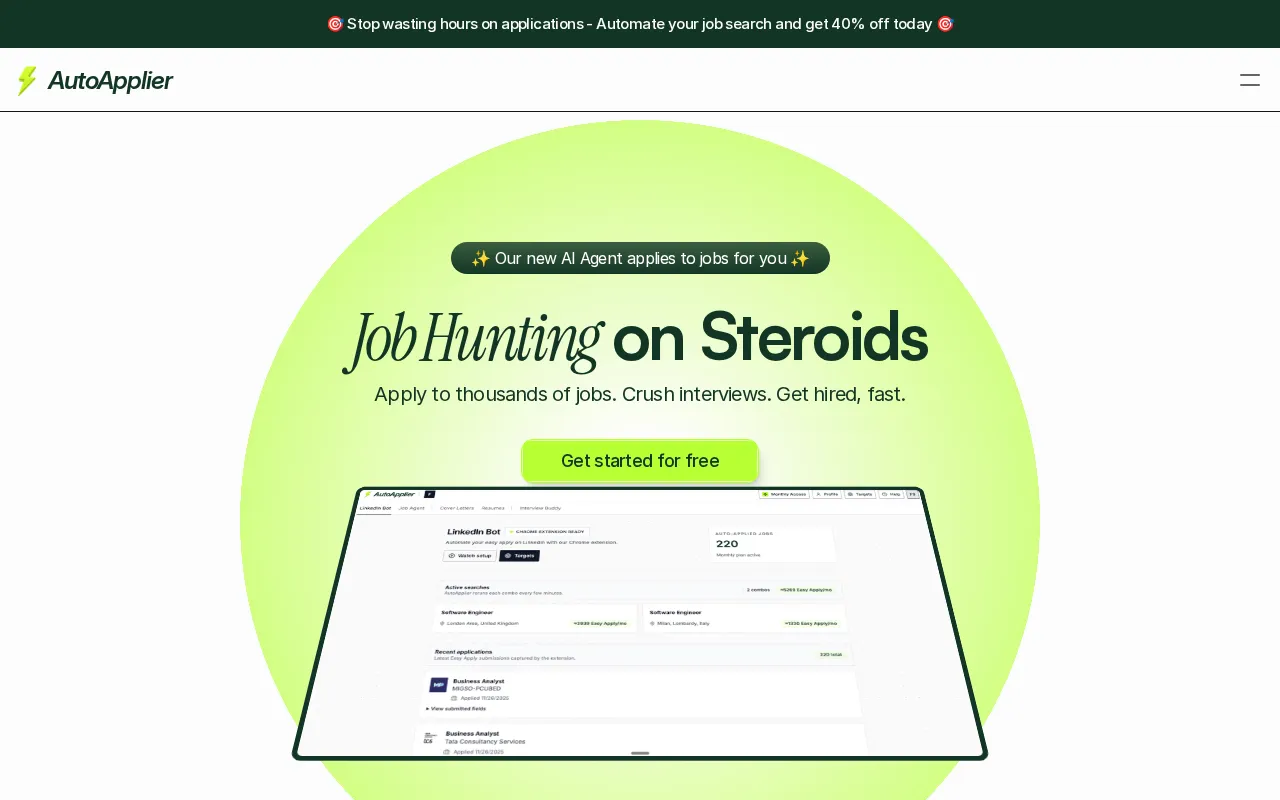 AutoApplier — preview screenshot