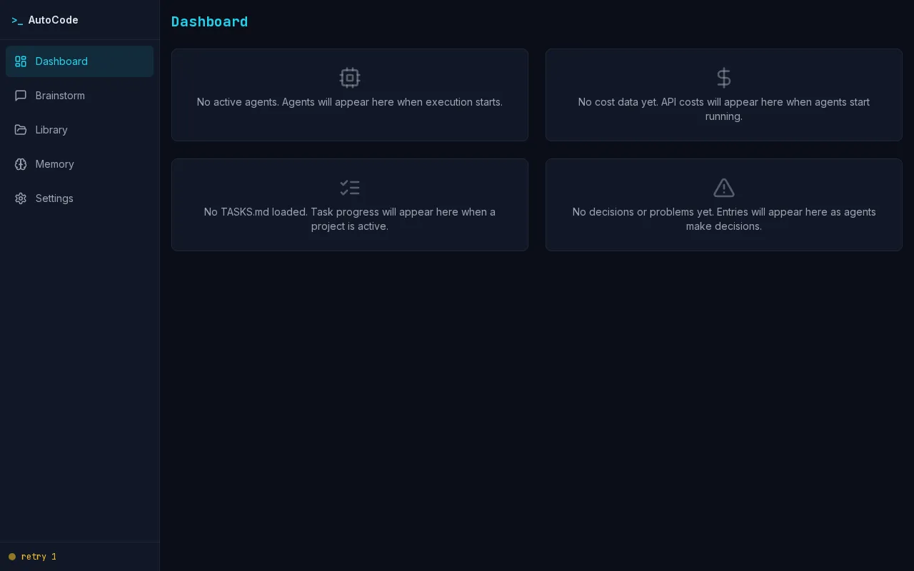 AutoCode — preview screenshot