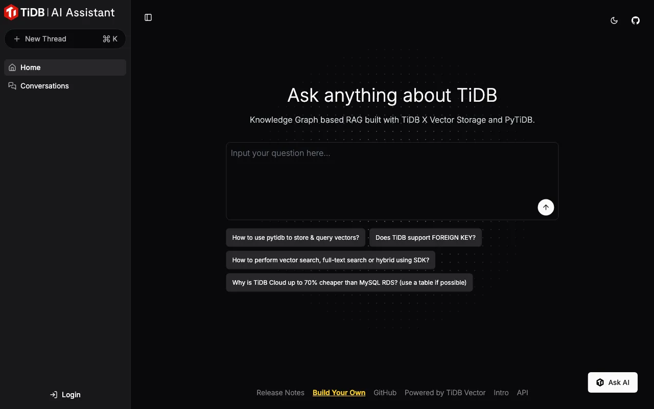 TiDB — preview screenshot