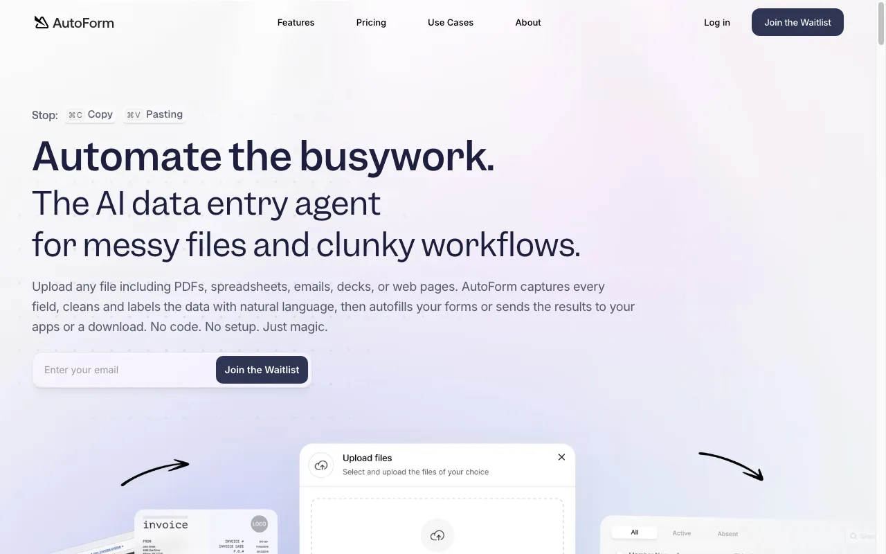 AutoForm — preview screenshot