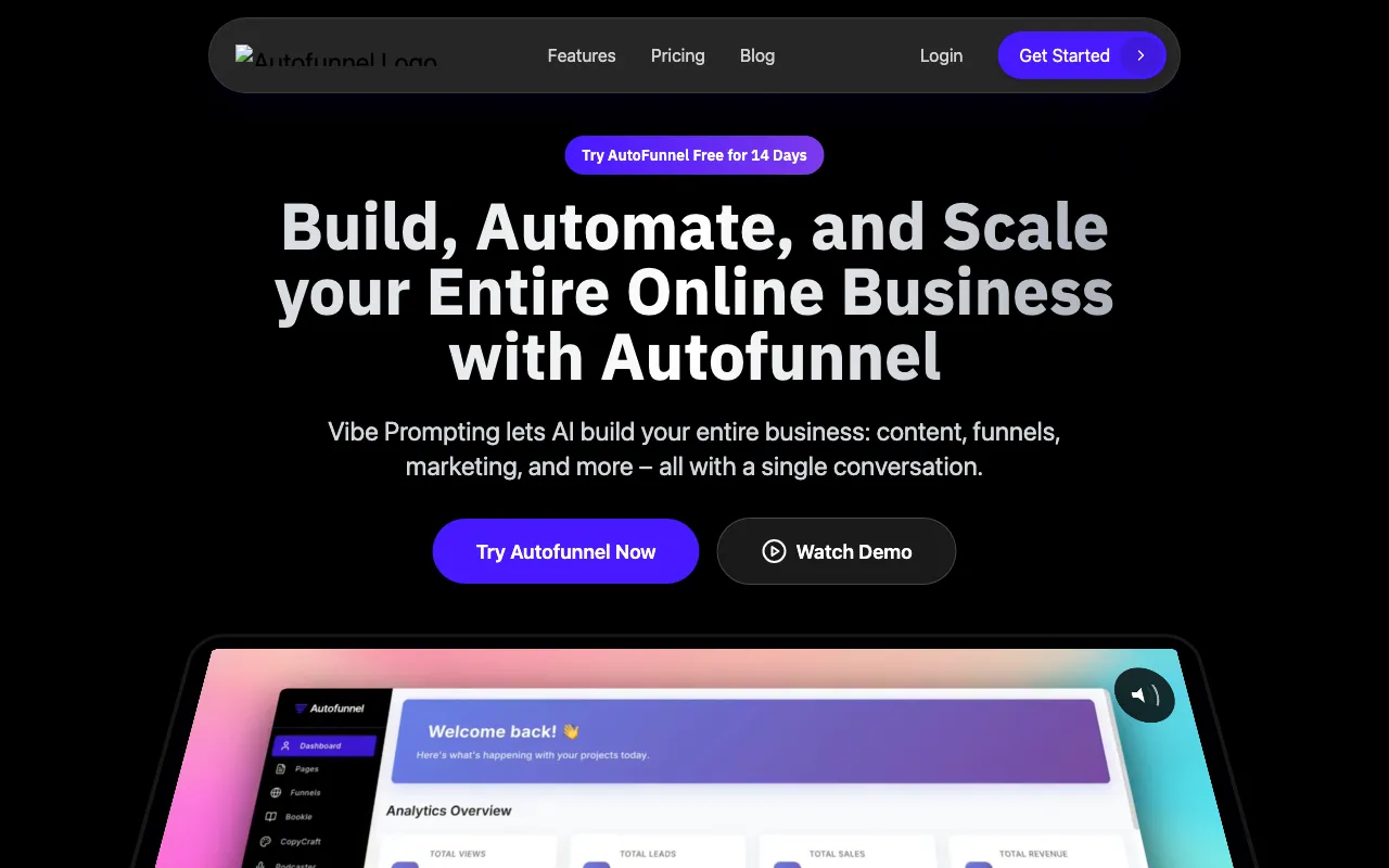 AutoFunnel — preview screenshot