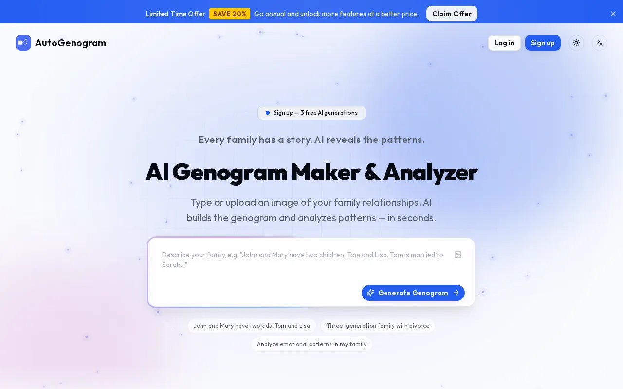 AutoGenogram — preview screenshot