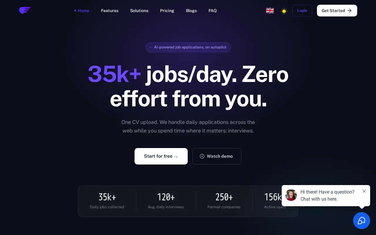 Autojob — preview screenshot