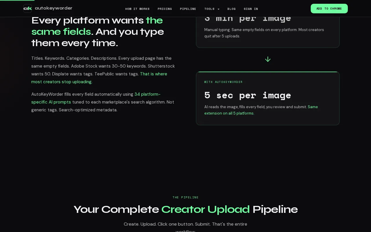autokeyworder — preview screenshot