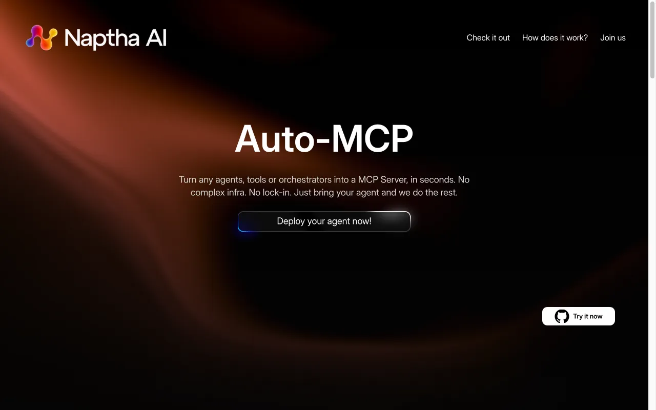 AutoMCP — preview screenshot