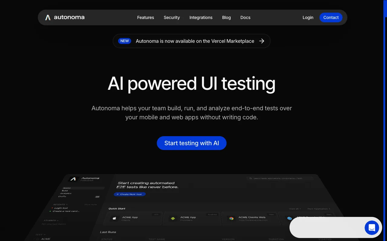 Autonoma — preview screenshot