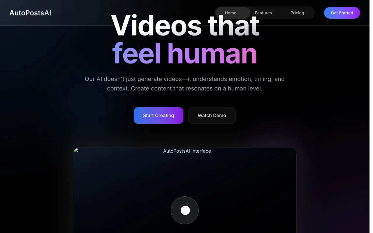 AutoPosts AI — preview screenshot