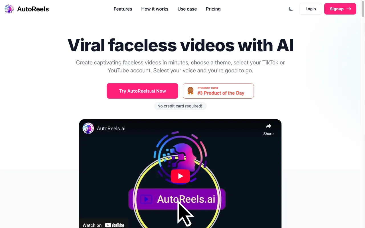 AutoReels.Ai — preview screenshot