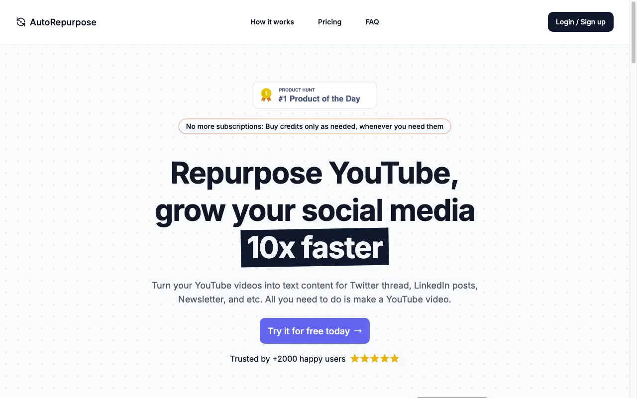 AutoRepurpose — preview screenshot