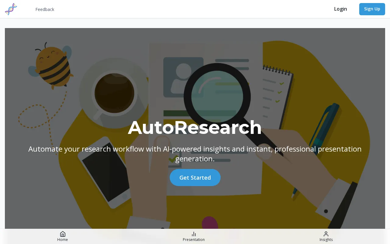 AutoResearch.pro — preview screenshot