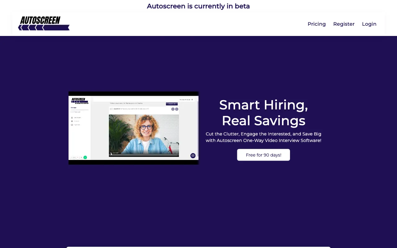 Autoscreen — pricing page