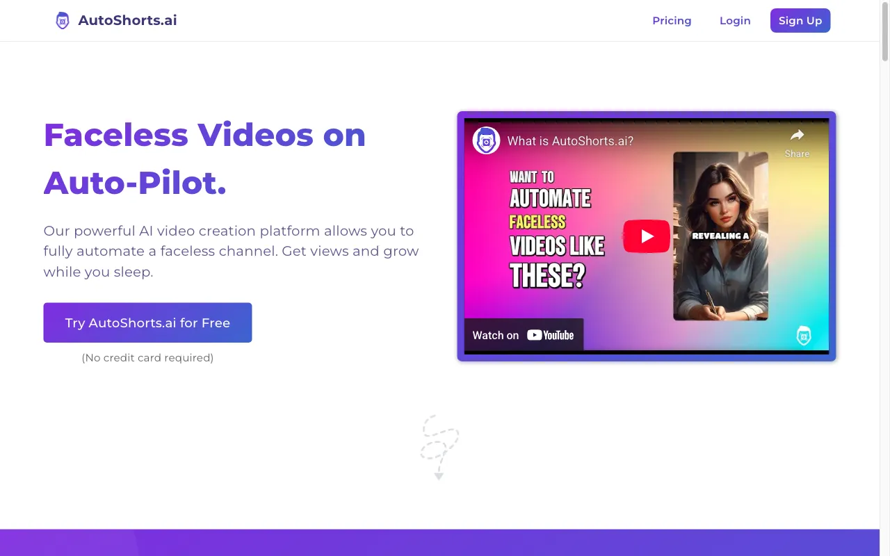 AutoShorts.ai — preview screenshot
