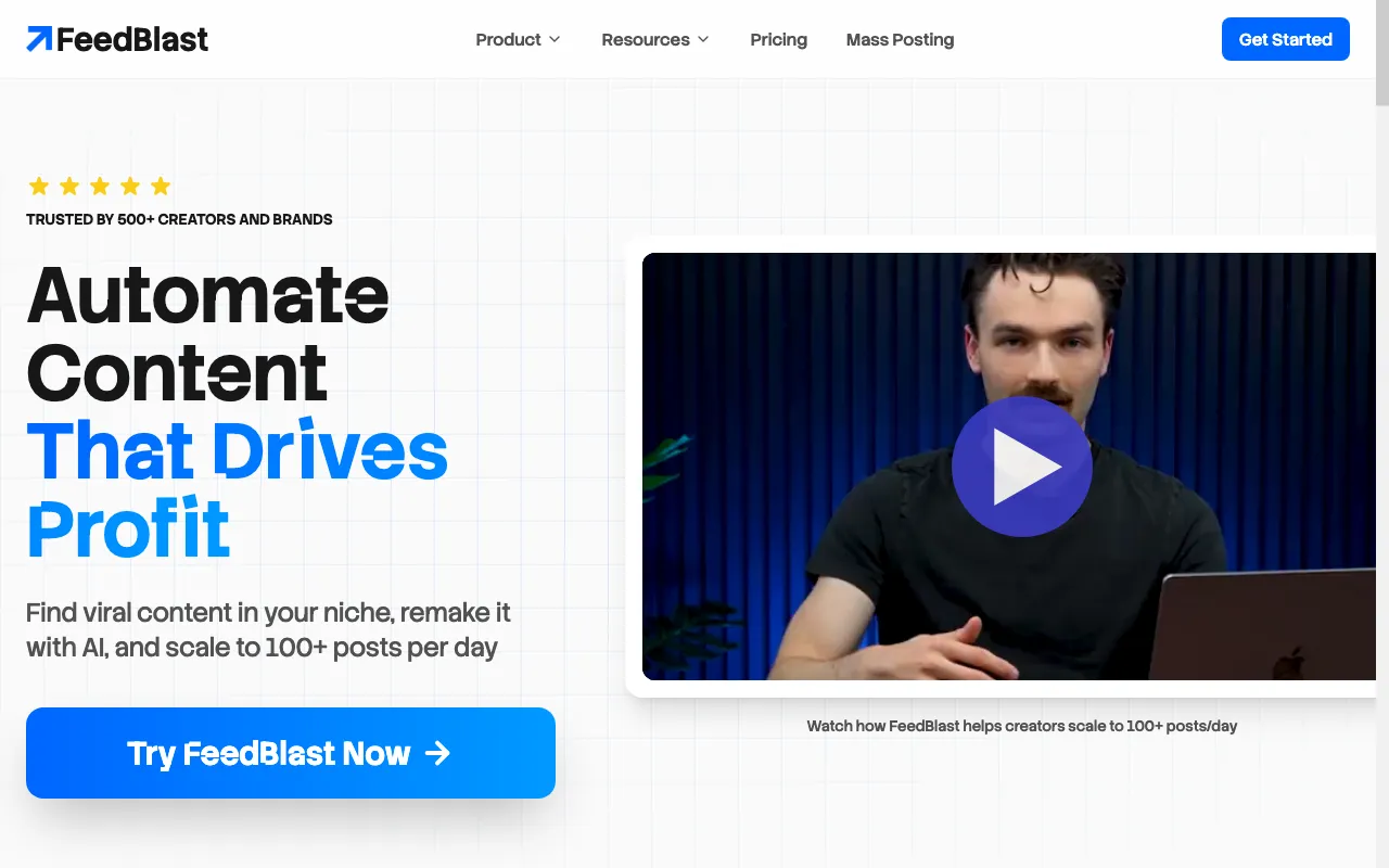 Feedblast — preview screenshot