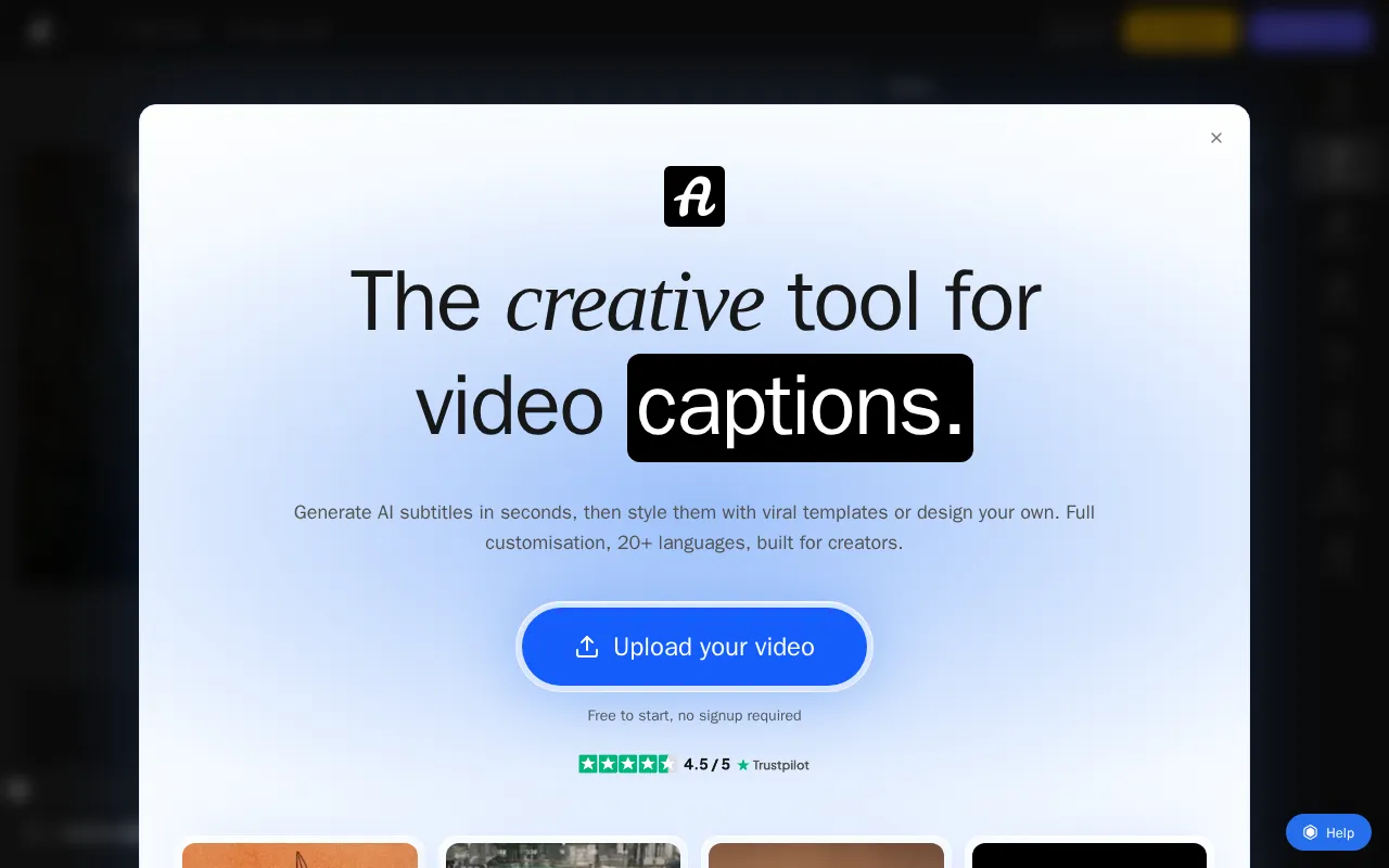 AutoSubtitles — preview screenshot