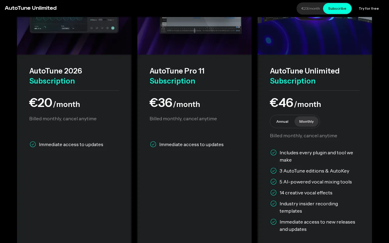 AutoTune Metamorph — pricing page