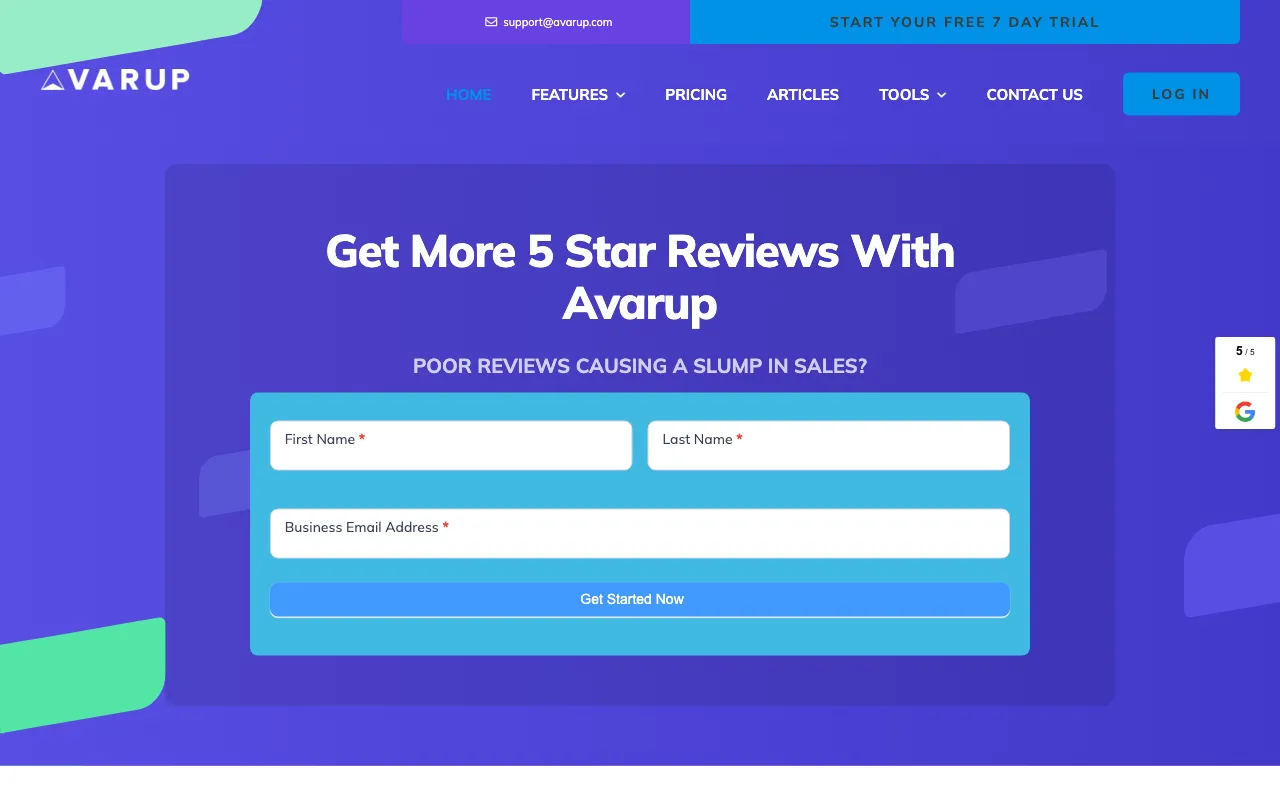Avarup — preview screenshot