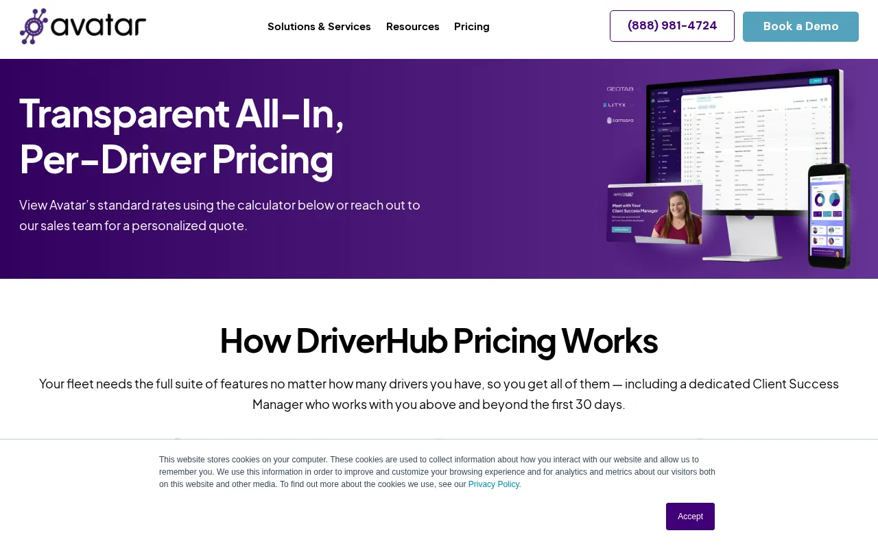 Avatar Fleet — pricing page