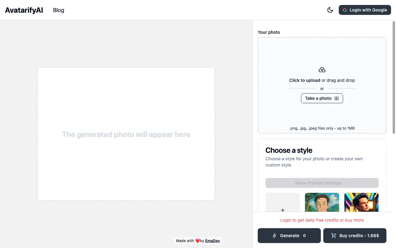 Avatarify AI — preview screenshot