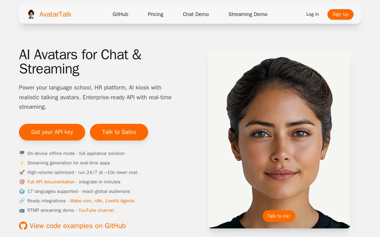Avatartalk — preview screenshot