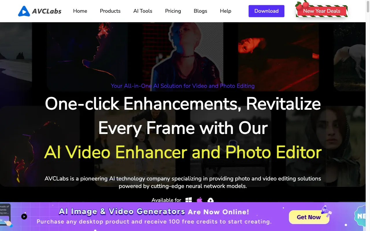 AVCLabs Video Enhancer AI — preview screenshot