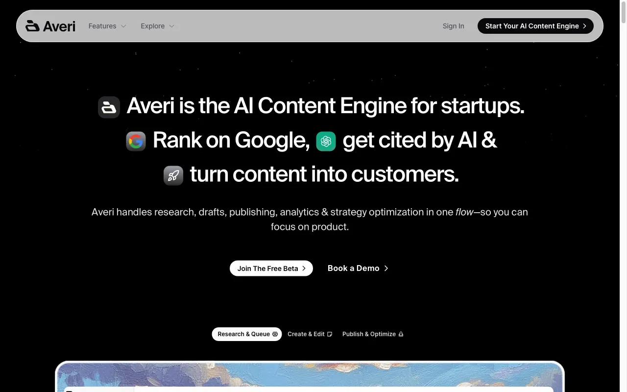 Averi — preview screenshot