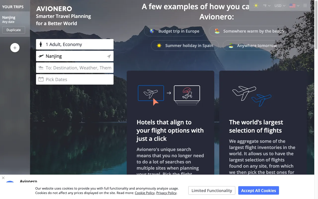 Avionero — preview screenshot