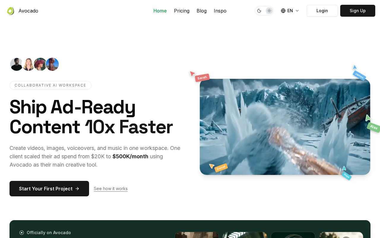 Avocado AI — preview screenshot