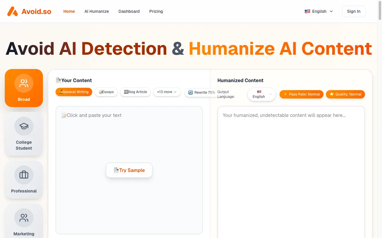 Avoid.so — preview screenshot