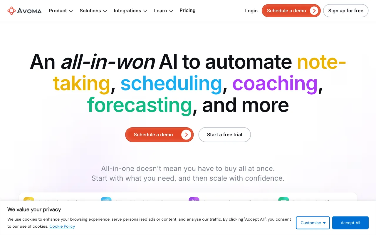 Avoma — preview screenshot