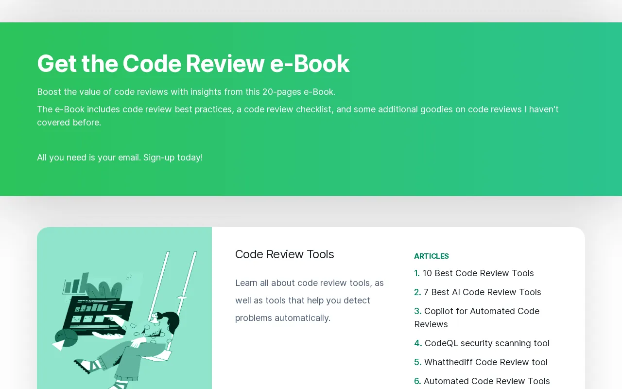 Awesome Code Reviews — preview screenshot