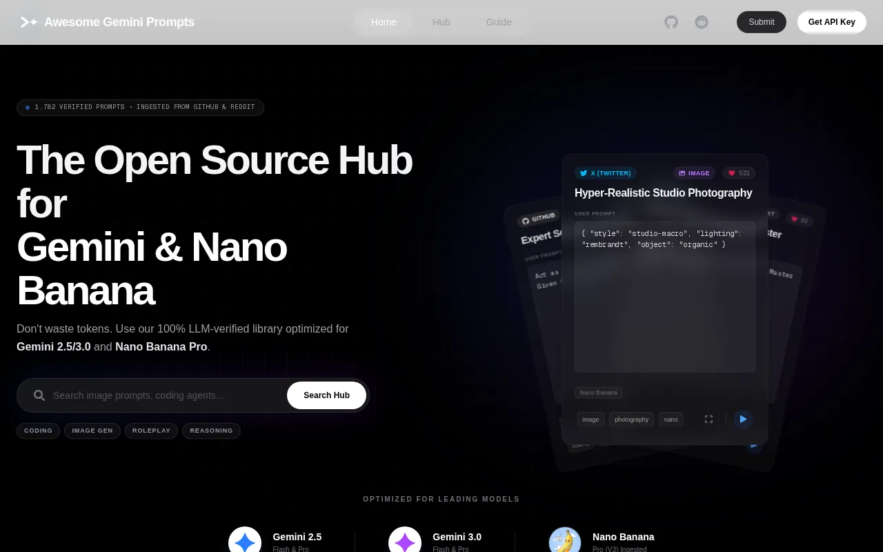 Awesome Gemini Prompts — preview screenshot
