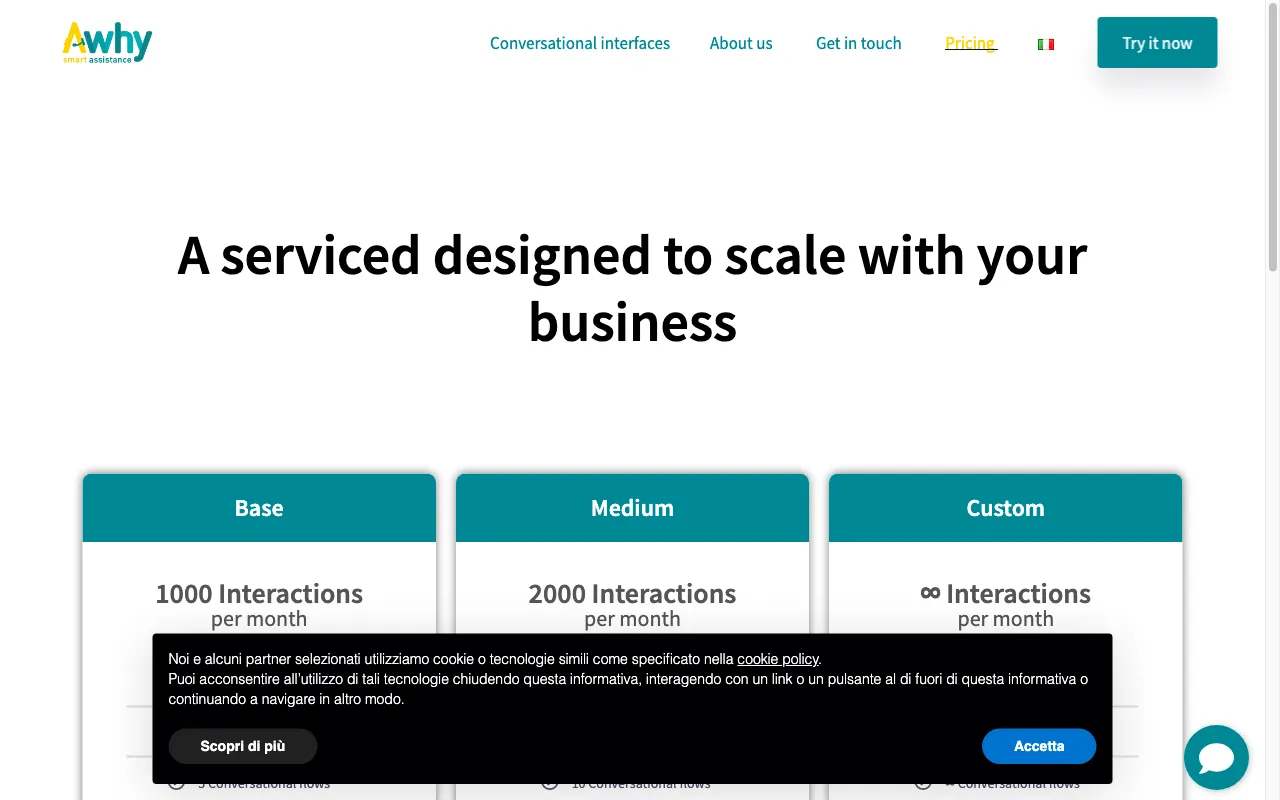 awhy.it — pricing page