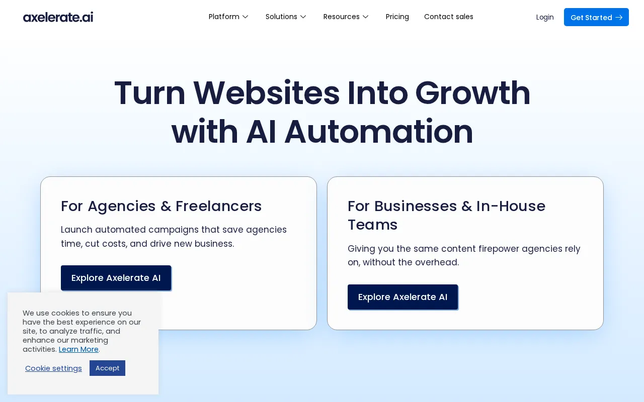 axelerate.ai — preview screenshot