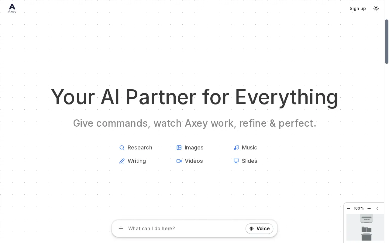 Axey — preview screenshot