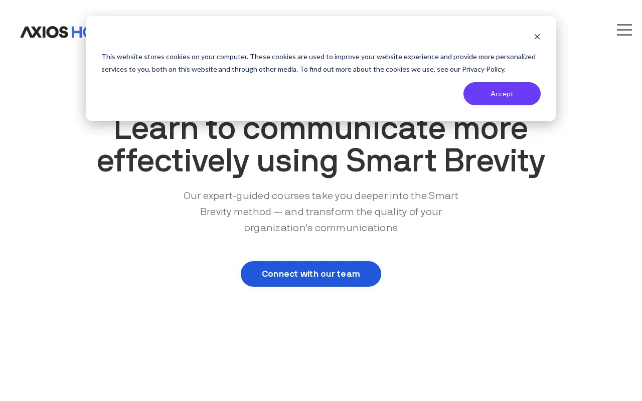 Axios HQ — pricing page