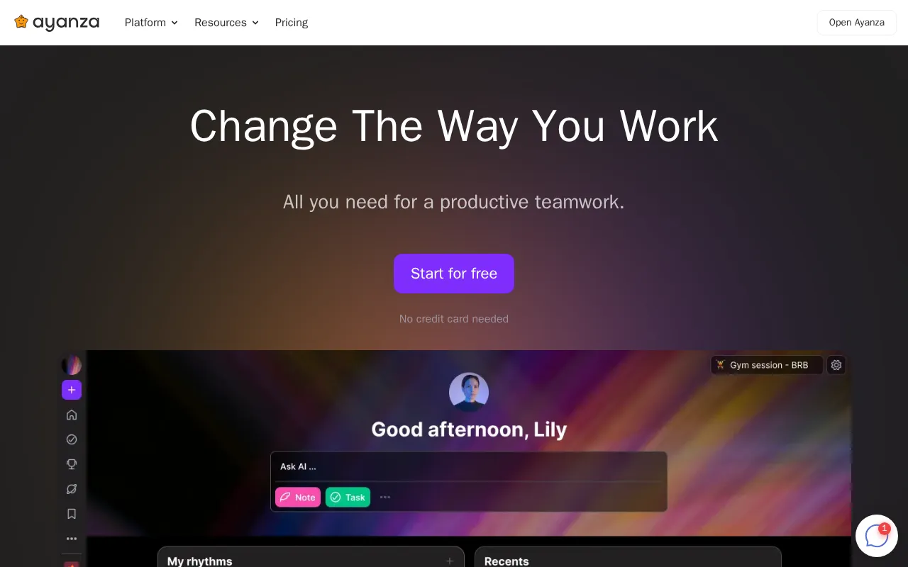 Ayanza — preview screenshot