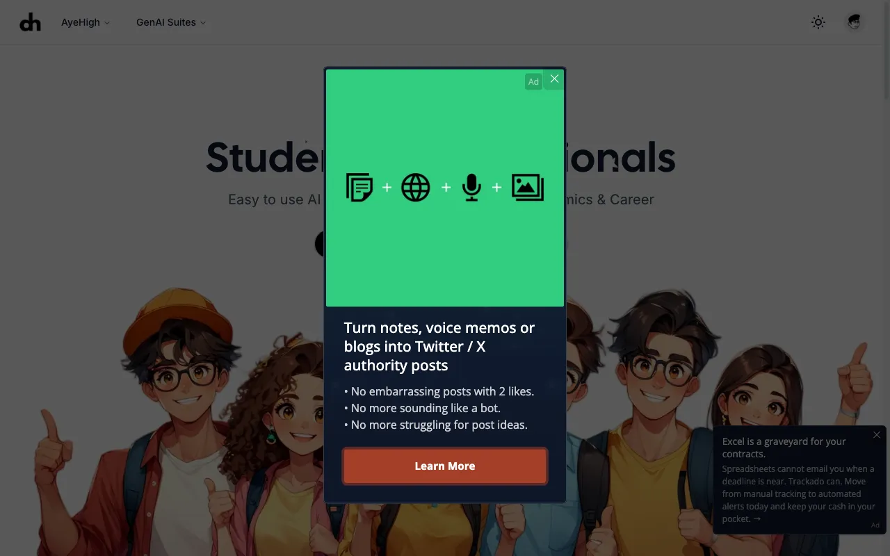 AyeHigh — preview screenshot