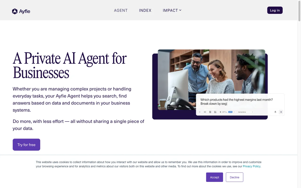 Ayfie — preview screenshot