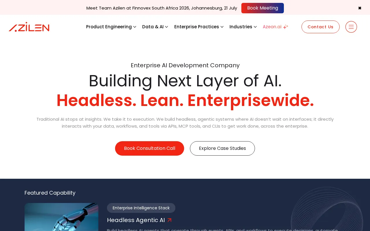 Azilen Technologies - — preview screenshot