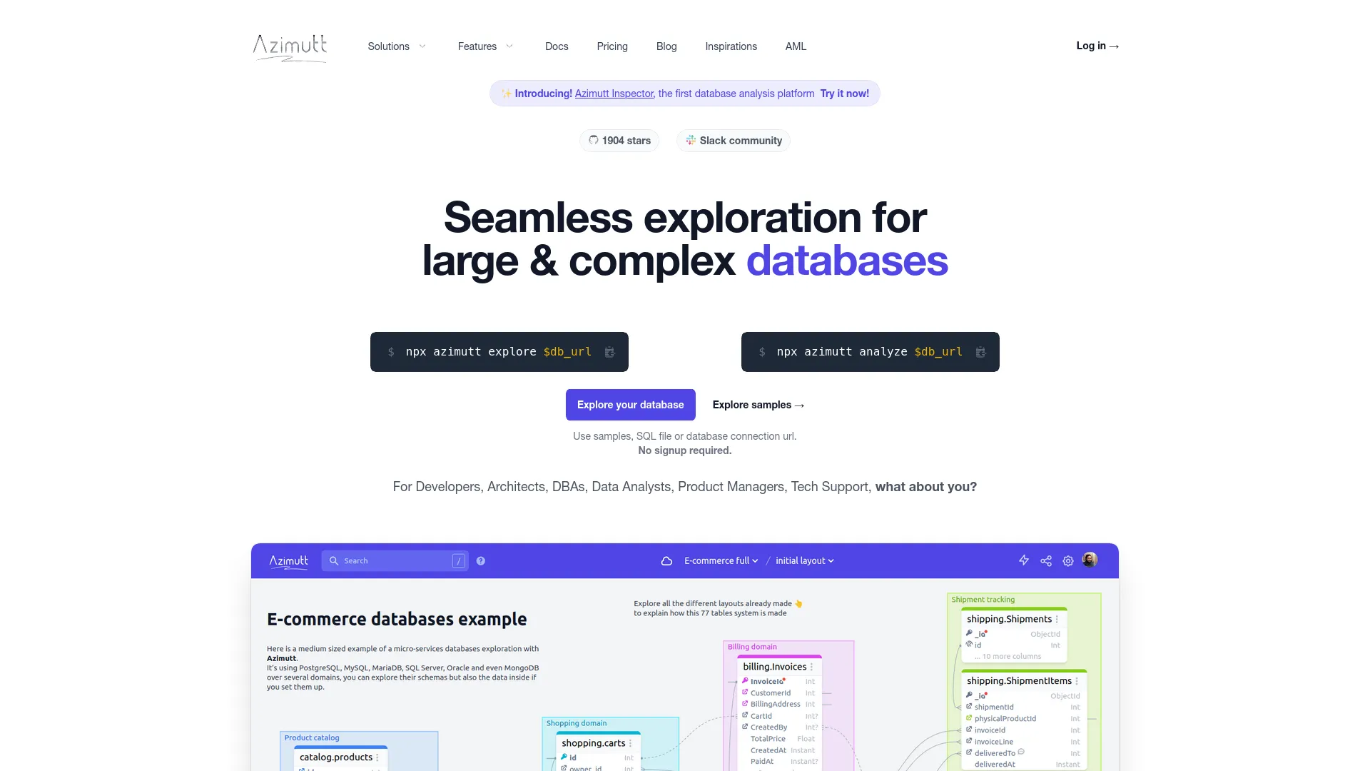 Azimutt — preview screenshot