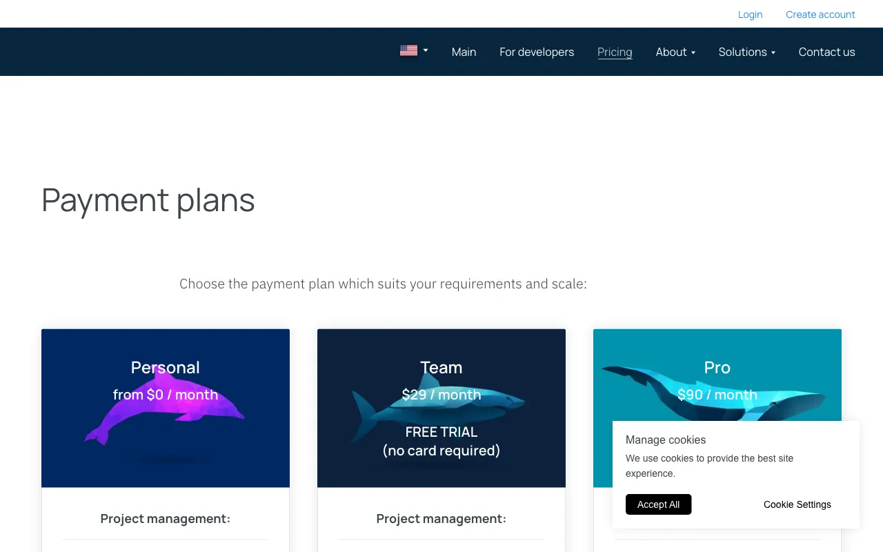 BabelShark — pricing page