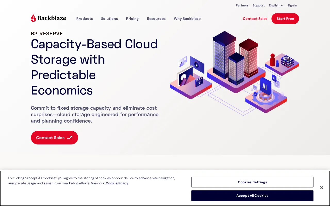 Backblaze — pricing page