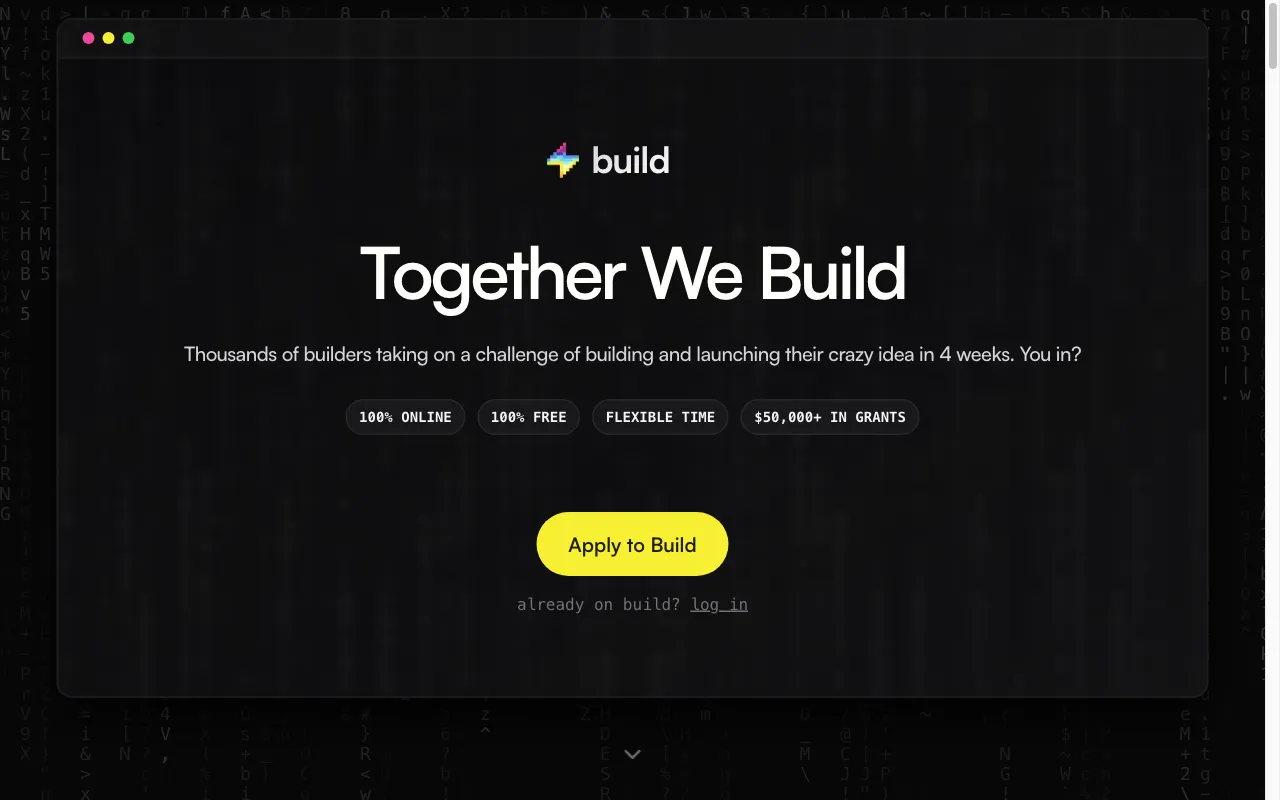 Backdrop Build — preview screenshot
