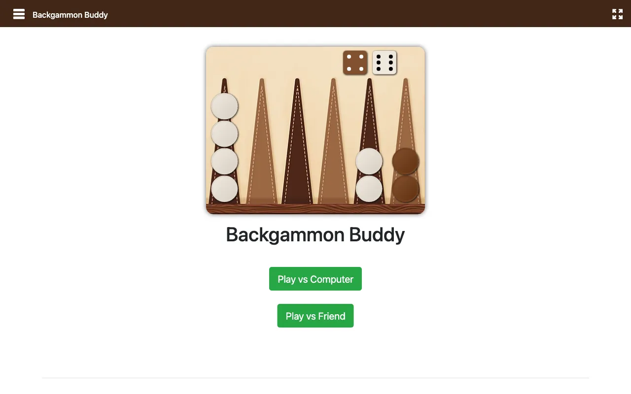 Backgammon Buddy — preview screenshot