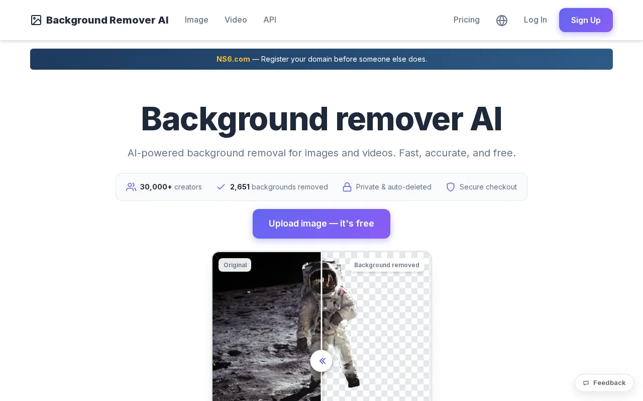 Background Remover AI — preview screenshot