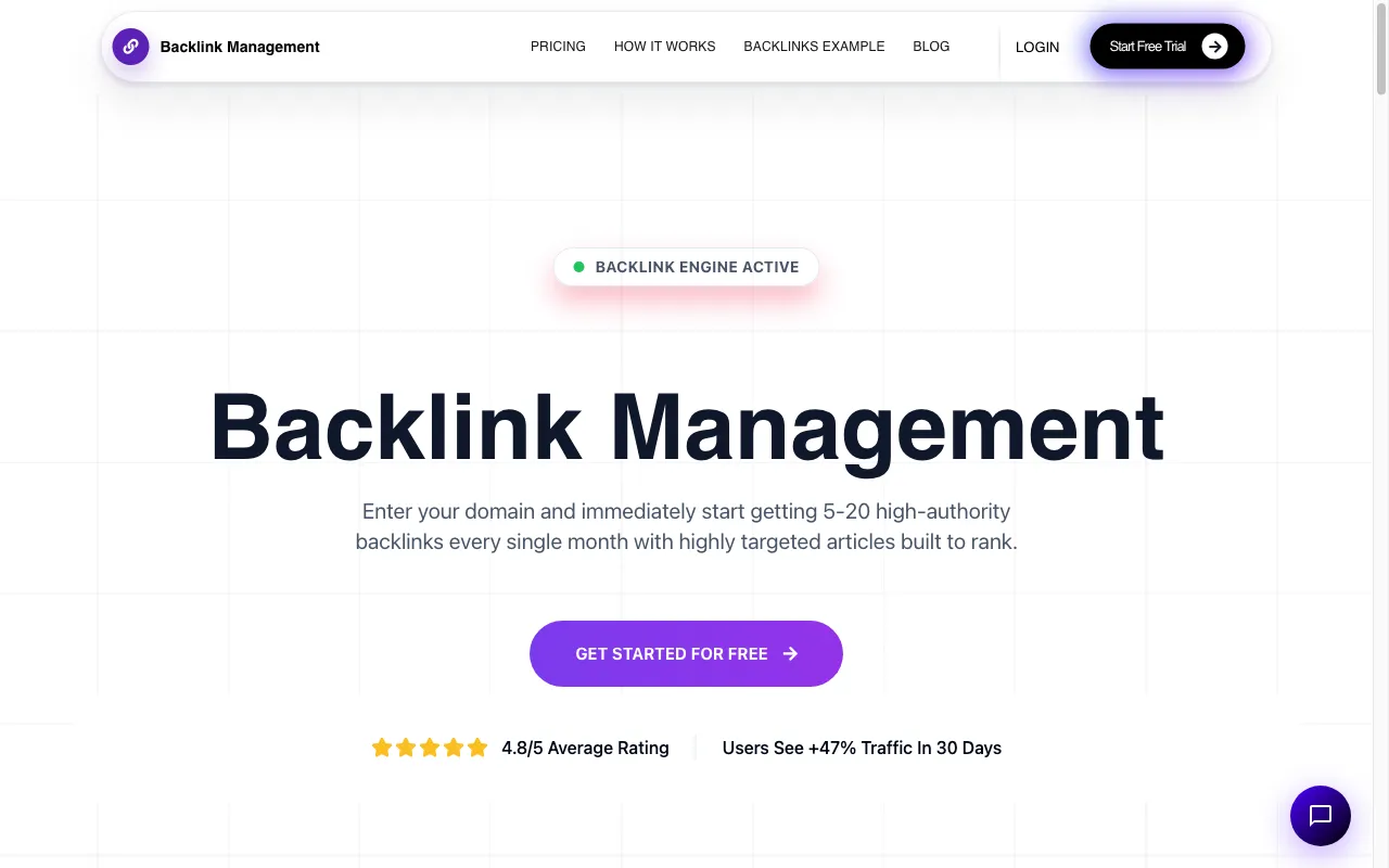 Backlink Management — preview screenshot