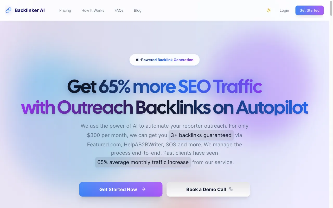 Backlinker AI — preview screenshot
