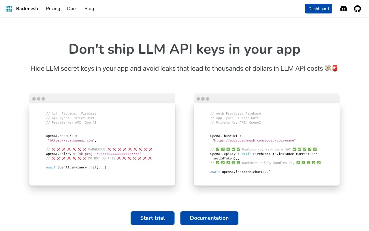 Backmesh — preview screenshot