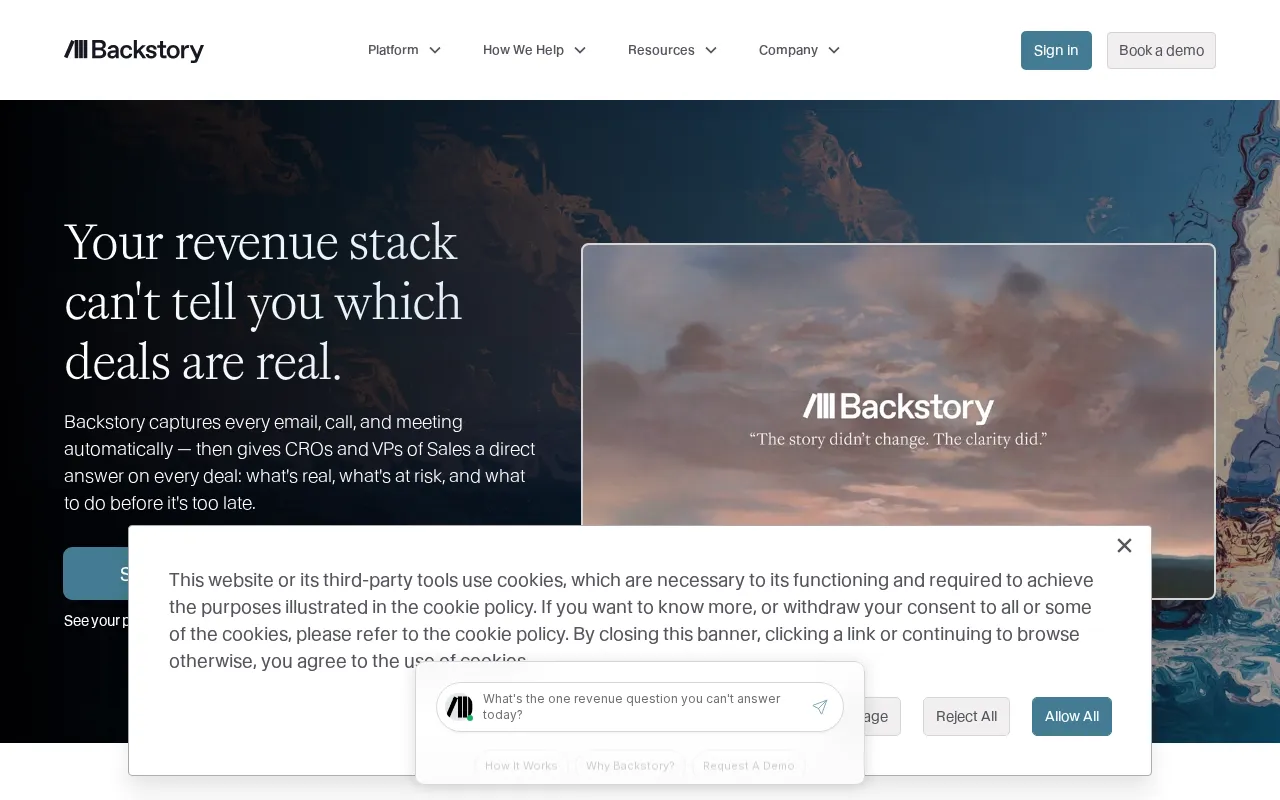 Backstory — preview screenshot